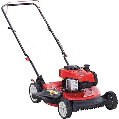 Troy‑Bilt 21‑Inch 3‑in‑1 Gas Lawn Mower – 163 cc Engine, Side Discharge