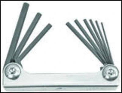 Bondhus Protanium 9‑Piece SAE Hex Key Folding Set – ProGuard Protection
