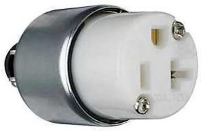 Pass & Seymour 20A White Armored Connector