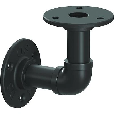 Knape & Vogt Birmingham Black Elbow Shelf Bracket – 50 lb Capacity, 2.6 in Length