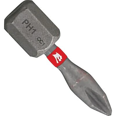 Diablo #1 Phillips Impact‑Ready 1‑in Drive Bit – 1/4‑in Hex Shank, Ultra‑Durable 50× Life