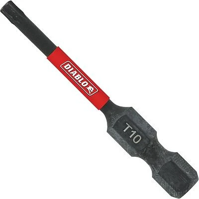 Diablo DT102B 1/4in Hex Shank Torx T10 Drive Bit – 2" Impact Strong