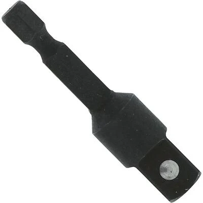 Diablo DSA0250B Heavy‑Duty 1/4 in Hex to Square Socket Adapter – 2‑in Shank