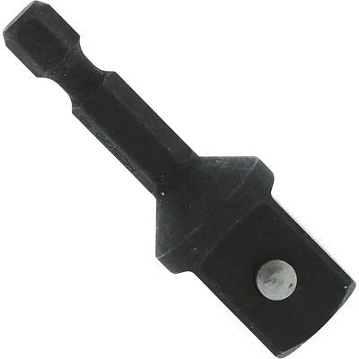 Diablo 1/4"‑to‑1/2" Hex‑to‑Square Socket Adapter – 2‑in Impact‑Ready Shank
