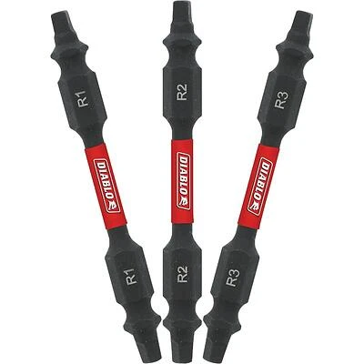 Diablo Dual‑Sided #2 Square Drive Bit – 2.5″ Impact‑Ready Tool