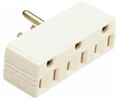 Pass & Seymour Single-To-Triple Tap Receptacle Adapter
