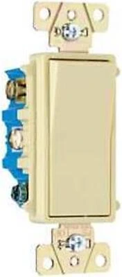 Pass & Seymour Decor Switch 4W 15A 120/277V Ivory
