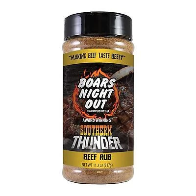 Boars Night Out OW76905 Southern Thunder BBQ Rub, 11.2 oz