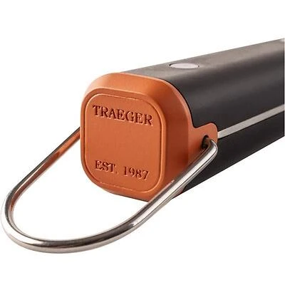 Traeger BAC789 BBQ Spatula, 17 In., Stainless Steel with Teak Handle