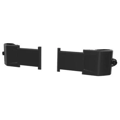 Milwaukee PACKOUT Heavy‑Duty Polypropylene Tool Box Mount – Black, 4.8" L x 1.7" W x 2" H