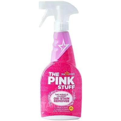 Pink Stuff Miracle Laundry Oxi Stain Remover 16.9 Oz Spray - Natural Formula