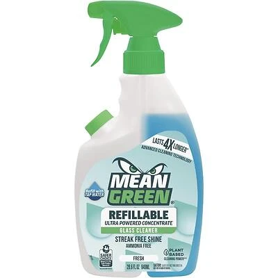 Mean Green 28 oz Eco‑Friendly Glass Cleaner – Streak‑Free Shine