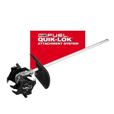 Milwaukee 49-16-2739 M18 Fuel Quik-Lok Cultivator Attachment, 9 In. Steel Tines