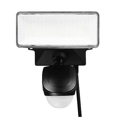 Globe 17000198 Led Security Light, 1200 Lumens, 4000k, Motion Activated, Black
