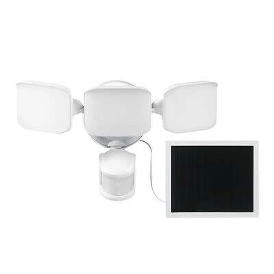 Globe 17000222 Solar-powered Security Light, Led, 2500 Lumens, 4000k, Motion Activated