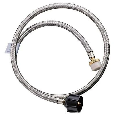 Stainless Steel BBQ Hose & Adapter – Mr. BAR‑B‑Q 03038Y Heavy‑Duty Grill Connection