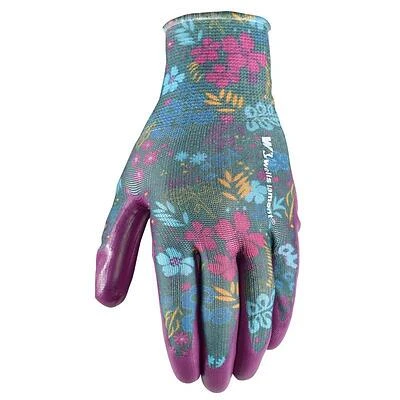 Women's Multi‑Color Nitrile‑Coated Polyester Work Gloves – Size L