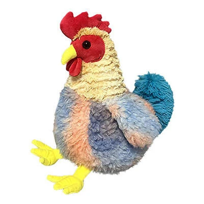 Plush Toy Chicken, Multicolor, 12 In.
