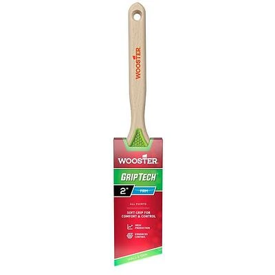Wooster 5401-2 GripTech Angle Paint Brush, 2-Inch, Polyester
