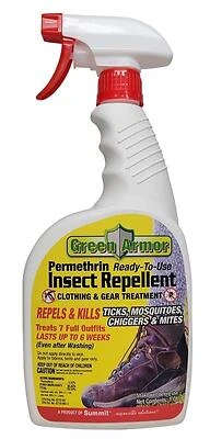 Permethrin Insect Repellent Spray, Kills Ticks & Mosquitos, 1 Qt. Ready to Use