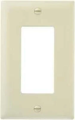 Pass & Seymour TradeMaster TP Series TP26ICC100 Wallplate, 4-11/16 in L, 15/16 in W, 1-Gang, Nylon, Ivory, Matte