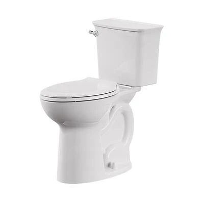 American Standard 1.28 GPF Two‑Piece Elongated Toilet with EZ‑Install Kit – White