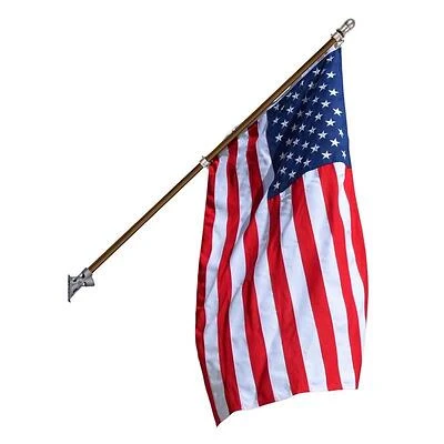 Valley Forge 62673 USA Flag Kit, Bronze Aluminum Pole, 6 Ft.