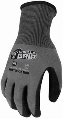 Precision Grip A1 Cut-Resistant Gloves, Nitrile Coating, Men's L
