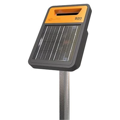 Gallagher G350404 Solar Fence Energizer – 9.2 kV Output, LiFePO₄ Battery, Up to 2 Miles