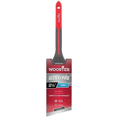 Wooster G4181-2 1/2 GRIPTECH MAX Angle Paint Brush, 2.5", Nylon/Polyester