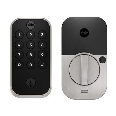 Yale YRD410-WF1-619 Assure Smart Door Lock, Wi-Fi Keypad, Satin Nickel, Grade-2