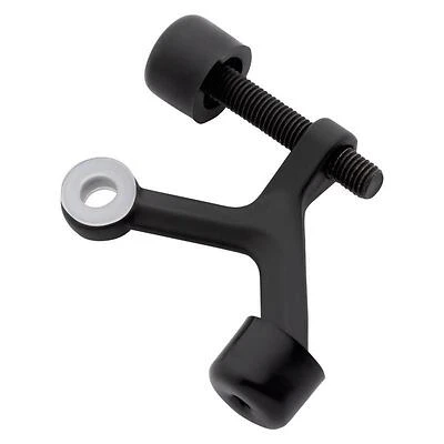 National Hardware N830-580 Hinge-Pin Door Stop, Matte Zinc
