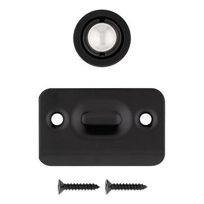 National Hardware N830-579 Drive-In Ball Catch, Matte Black