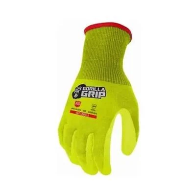 High‑Visibility Safety Gloves – Large, Bright Orange/Yellow for Construction & Industrial Use