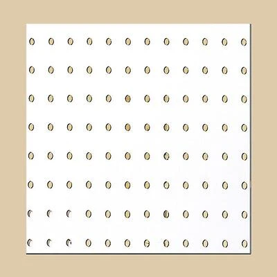 Pegboard White Panel (Common: 3/16 in. x 4 ft. x 8 ft.; Actual: 0.155 in. x 47.7 in. x 95.7 in.)