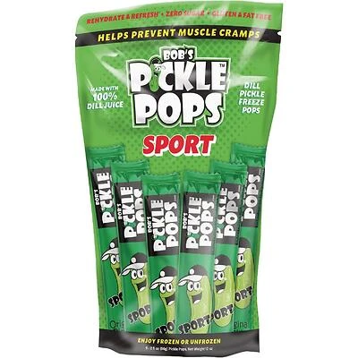 Bob’s Pickle Pops – 2 oz Electrolyte Freezer Pops, 6‑Pack