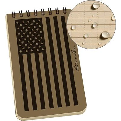 Tan Flag 3×5 Pocket Notebook – Compact Portable Journal