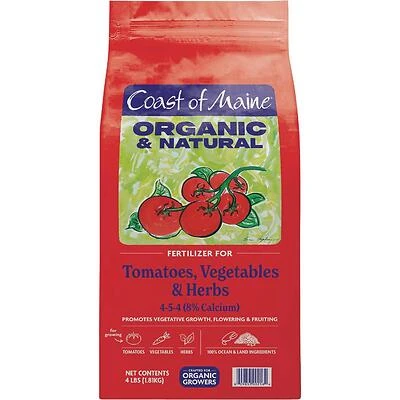 Coast of Maine Organic Tomato, Vegetable & Herb Fertilizer, 4 lb