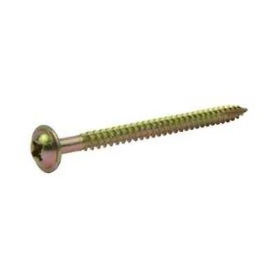 Pro-Twist #9 x 2-3/8-in Gold Round Washer-Head Interior Cabinet Mounting Screws (1-lb)