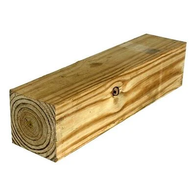 6 in. x 6 in. x 8 ft. #2 Pressure-Treated Timber