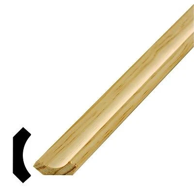 WM 85 9/16 in. x 1-3/4 in. x 96 in. Pine Cove Moulding