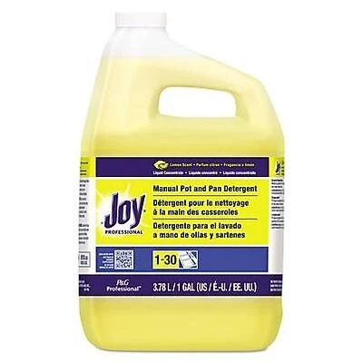 43607EA Lemon Dishwashing Liquid, Yellow - 1 gal