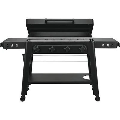 Traeger 4‑Burner 48,000 BTU LP Gas Grill – 648 sq in Steel Cooking Surface, Black