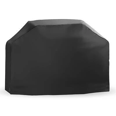 Mr. BAR-B-Q Small/Medium Polyester Grill Cover – 20 in W x 40 in D x 55 in H, UV & Moisture Resistant, Black