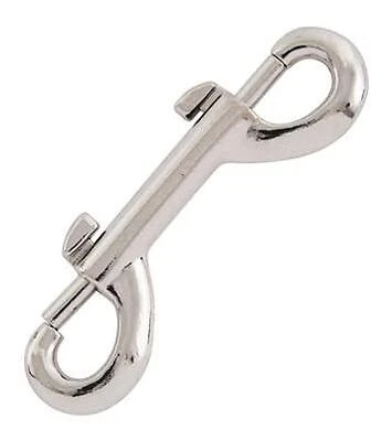 4.75" Double‑Ended Bolt Snap – Nickel Finish, Easy‑Install