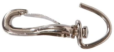 3/8 Inch Open Swivel Spring Snap Hook - Heavy Duty Stainless Steel