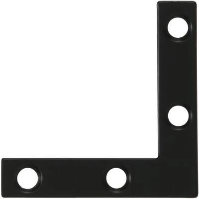 Crnr Irn 2x3/8 Black Corner Trim - Durable And Versatile