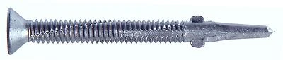 GALV HX LAGS 1/2 × 8 Self‑Tapping Phillips Screws – Gray Ceramic 20‑Piece Pack