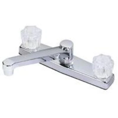 Chrome Two‑Handle Kitchen Faucet by B&K Mueller – Model 122‑018RP