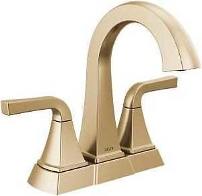 Delta Knoxville 25854LF-CZ 2‑Handle Centerset Bathroom Faucet – 1.2 GPM Metal Finish